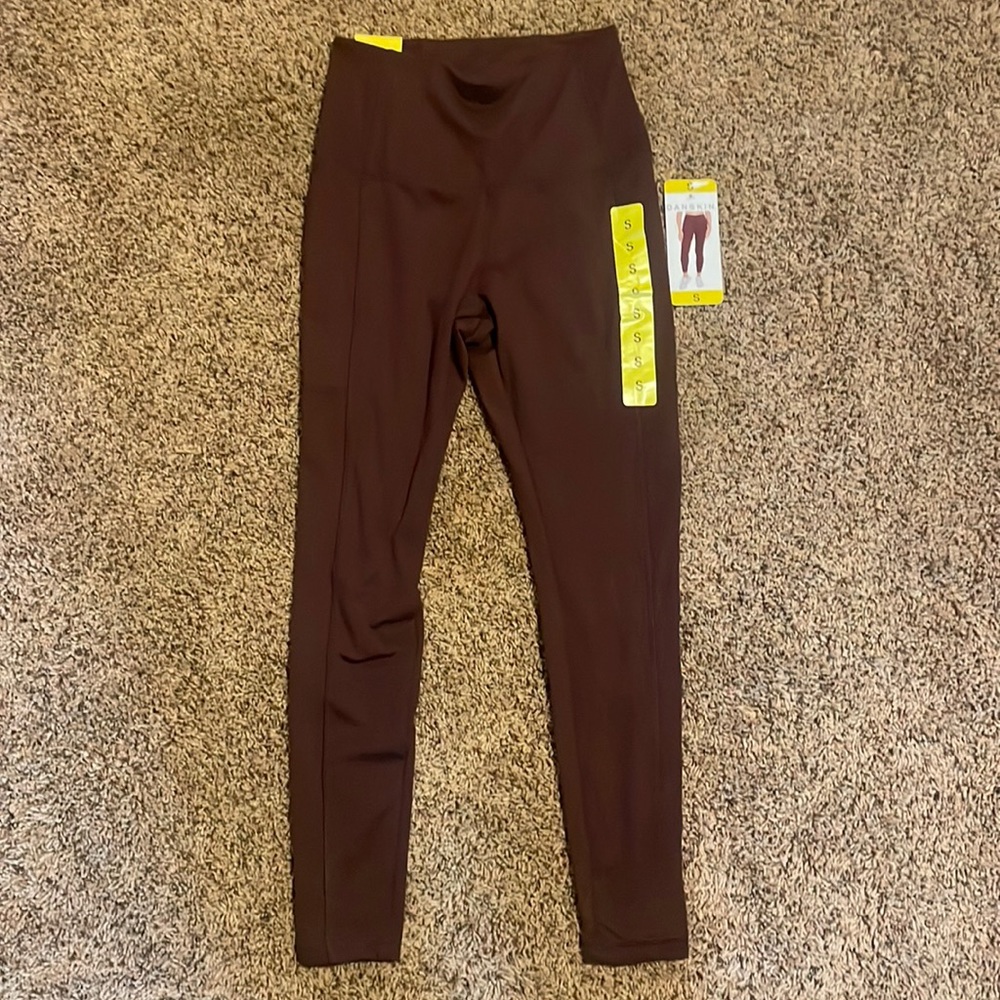 Maroon High-Rise Leggings